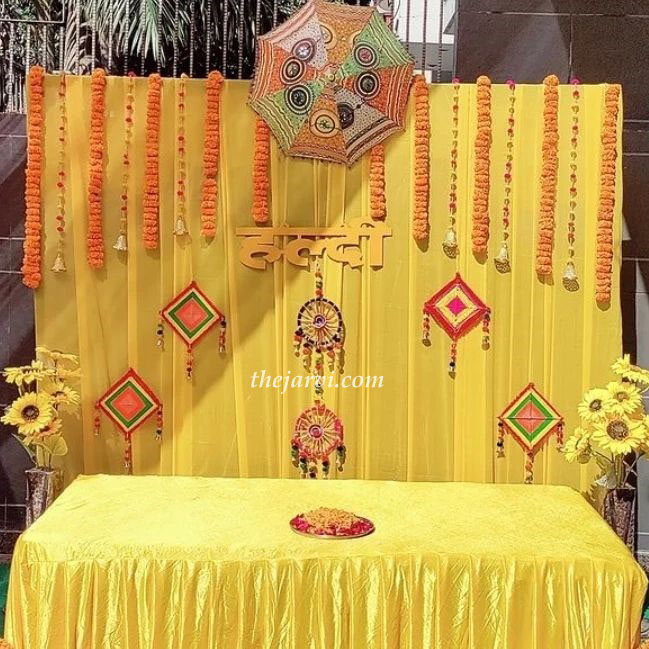 Easy Haldi Decoration In Gorakhpur